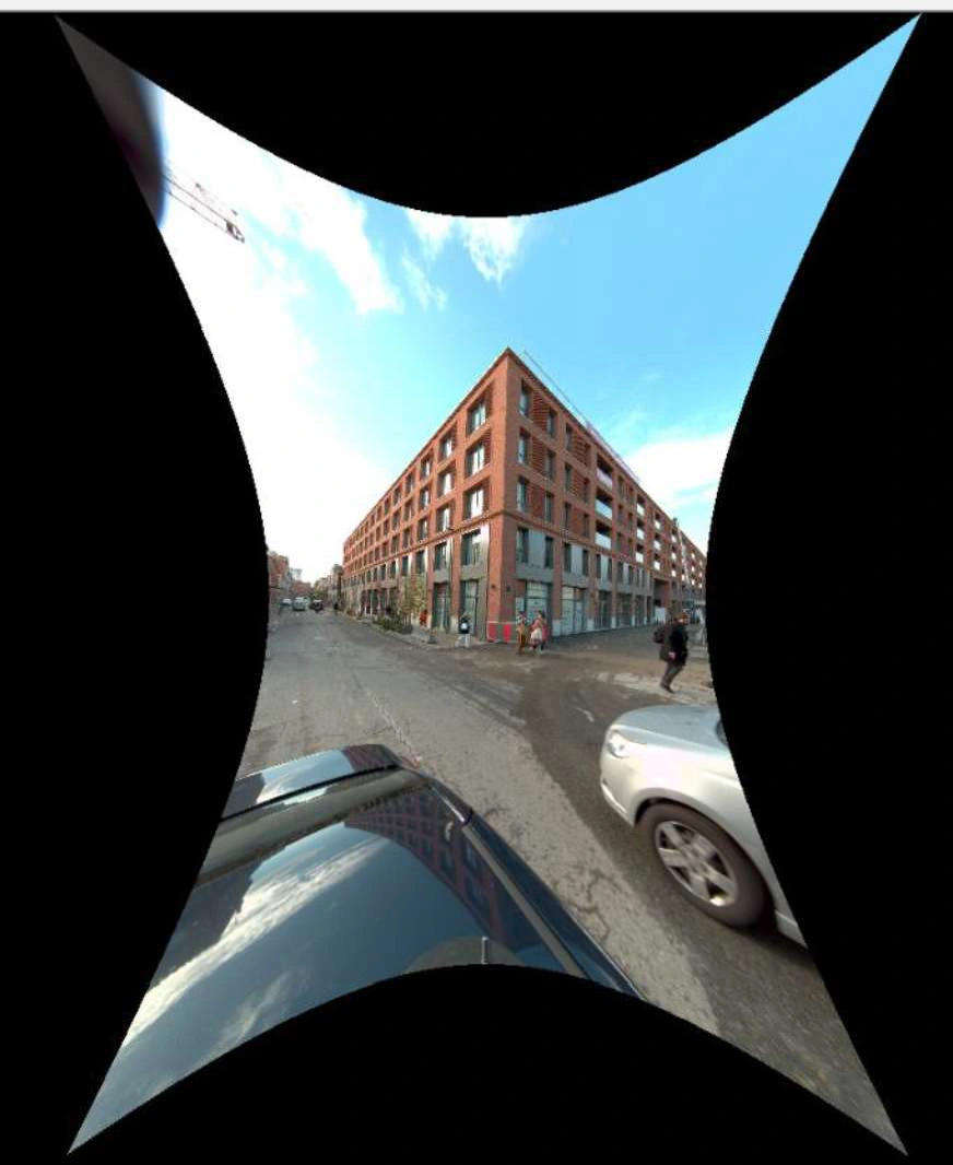 Image issue d’une acquisition 360 au format Raw