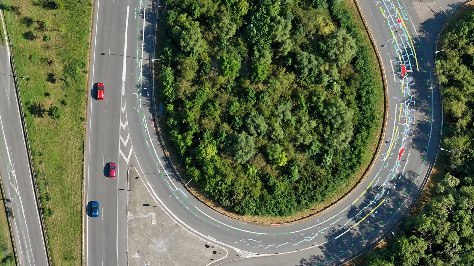 Imajnet Maps and AI - évaluation de l’état d’un rond-point à partir d’imagerie de terrain géoréférencée