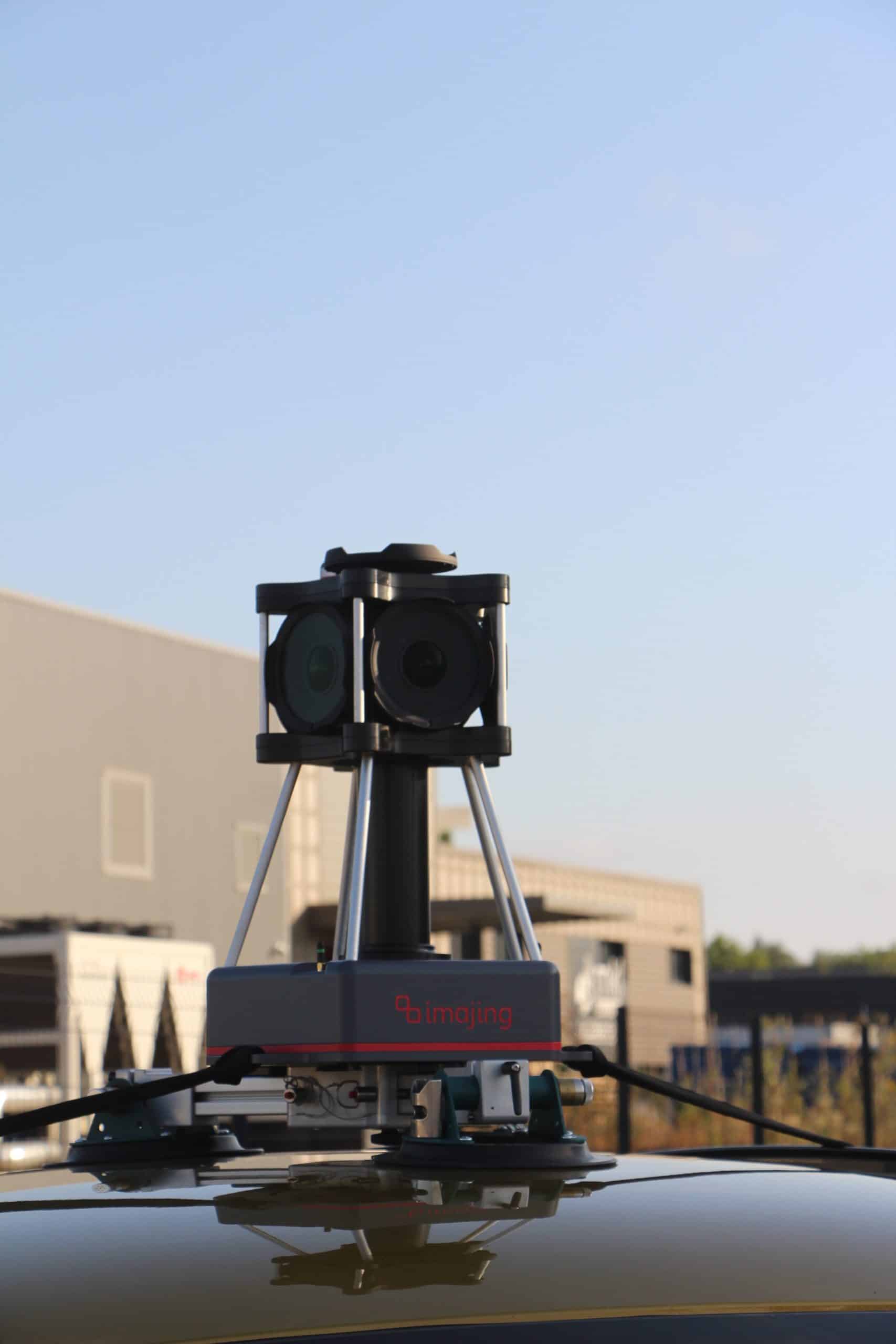 imajbox 360HD mounted on a vehicle roof